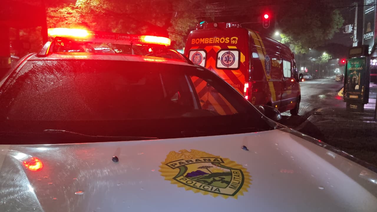Homem é agredido durante assalto no centro de Cascavel