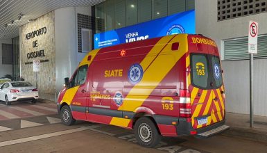 Siate é acionado ao Aeroporto de Cascavel para atender homem lesionado Imagem referente a Siate é acionado ao Aeroporto de Cascavel para atender homem lesionado