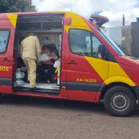 Mulher quebra o punho ao cair em salão de eventos no bairro Alto Alegre, em Cascavel Imagem referente a Mulher quebra o punho ao cair em salão de eventos no bairro Alto Alegre, em Cascavel