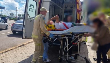 Homem é socorrido após queda em estabelecimento de lazer em Cascavel Imagem referente a Homem é socorrido após queda em estabelecimento de lazer em Cascavel