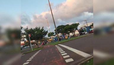 Vídeo flagra momento do disparo na Avenida Tancredo Neves Imagem referente a Vídeo flagra momento do disparo na Avenida Tancredo Neves