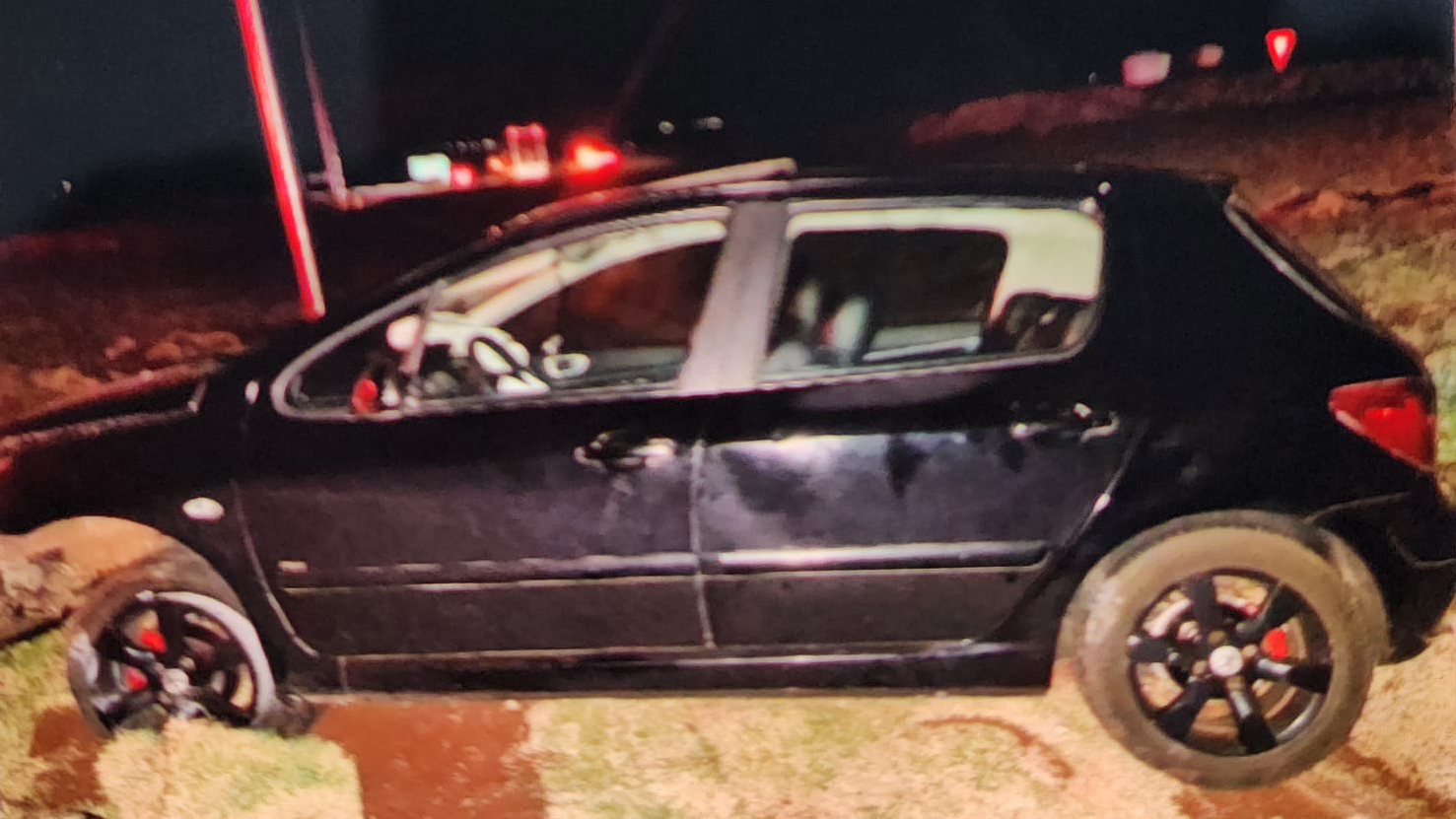 Motorista fica ferido após acidente na PR-182 em Palotina