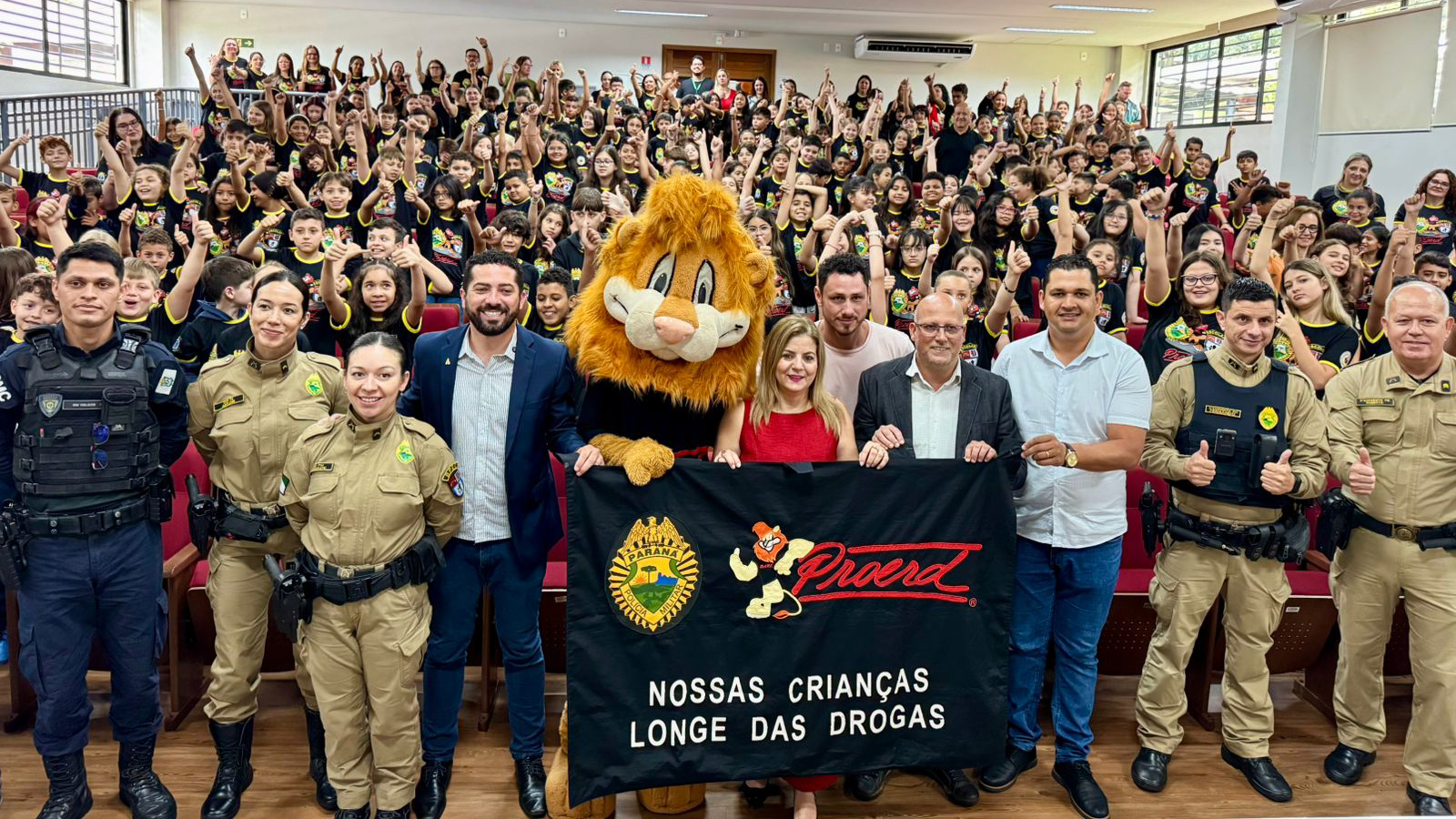 Proerd forma 264 alunos de oito escolas em Cascavel Proerd forma 264 alunos de oito escolas em Cascavel