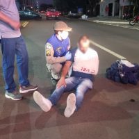 Imagem referente a Entregador fica ferido ao se envolver em acidente no Bairro Coqueiral