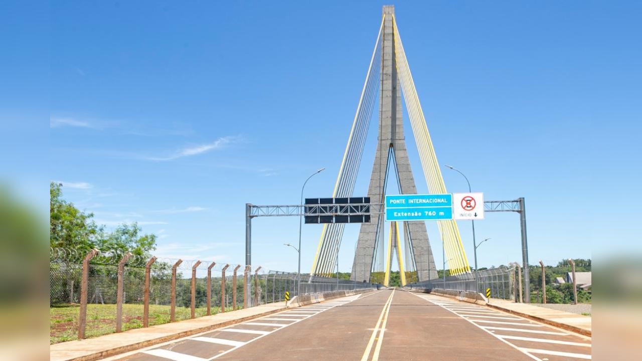 Ponte da Integração recebe aval da ANTT para tráfego entre Brasil e Paraguai