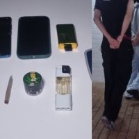 Imagem referente a Jovens são flagrados fumando maconha em ponto de ônibus no Centro de Cascavel