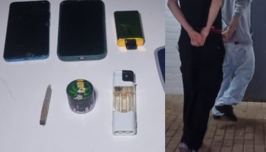 Jovens são flagrados fumando maconha em ponto de ônibus no Centro de Cascavel Imagem referente a Jovens são flagrados fumando maconha em ponto de ônibus no Centro de Cascavel