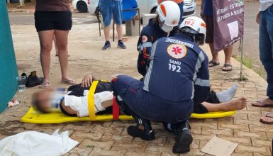 Motociclista sofre lesões sérias após acidente com Toro em Cascavel Imagem referente a Motociclista sofre lesões sérias após acidente com Toro em Cascavel