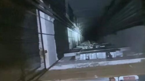 Resgate em altura: Elevador despenca e homem ferido é socorrido pelos Bombeiros Imagem referente a Resgate em altura: Elevador despenca e homem ferido é socorrido pelos Bombeiros