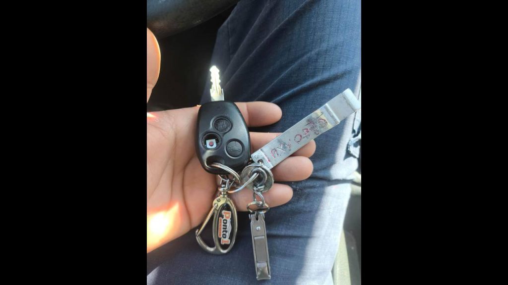 Foi encontrada uma chave no bairro Universitário