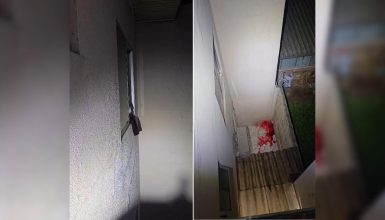 Homem fica gravemente ferido após cair do terceiro andar durante surto em apartamento no Centro Imagem referente a Homem fica gravemente ferido após cair do terceiro andar durante surto em apartamento no Centro