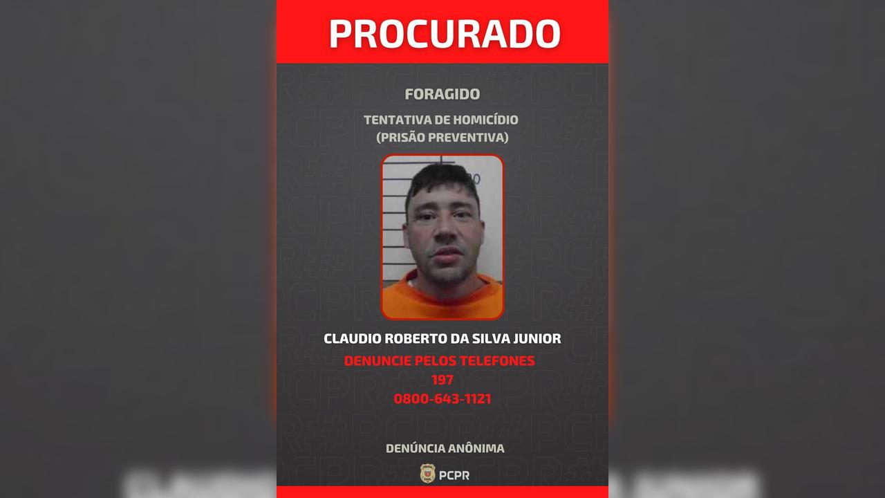 Dupla encapuzada atira em morador no Santa Cândida; polícia caça foragido