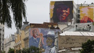 Milton Nascimento ganha mural de 300 m² no Rio de Janeiro