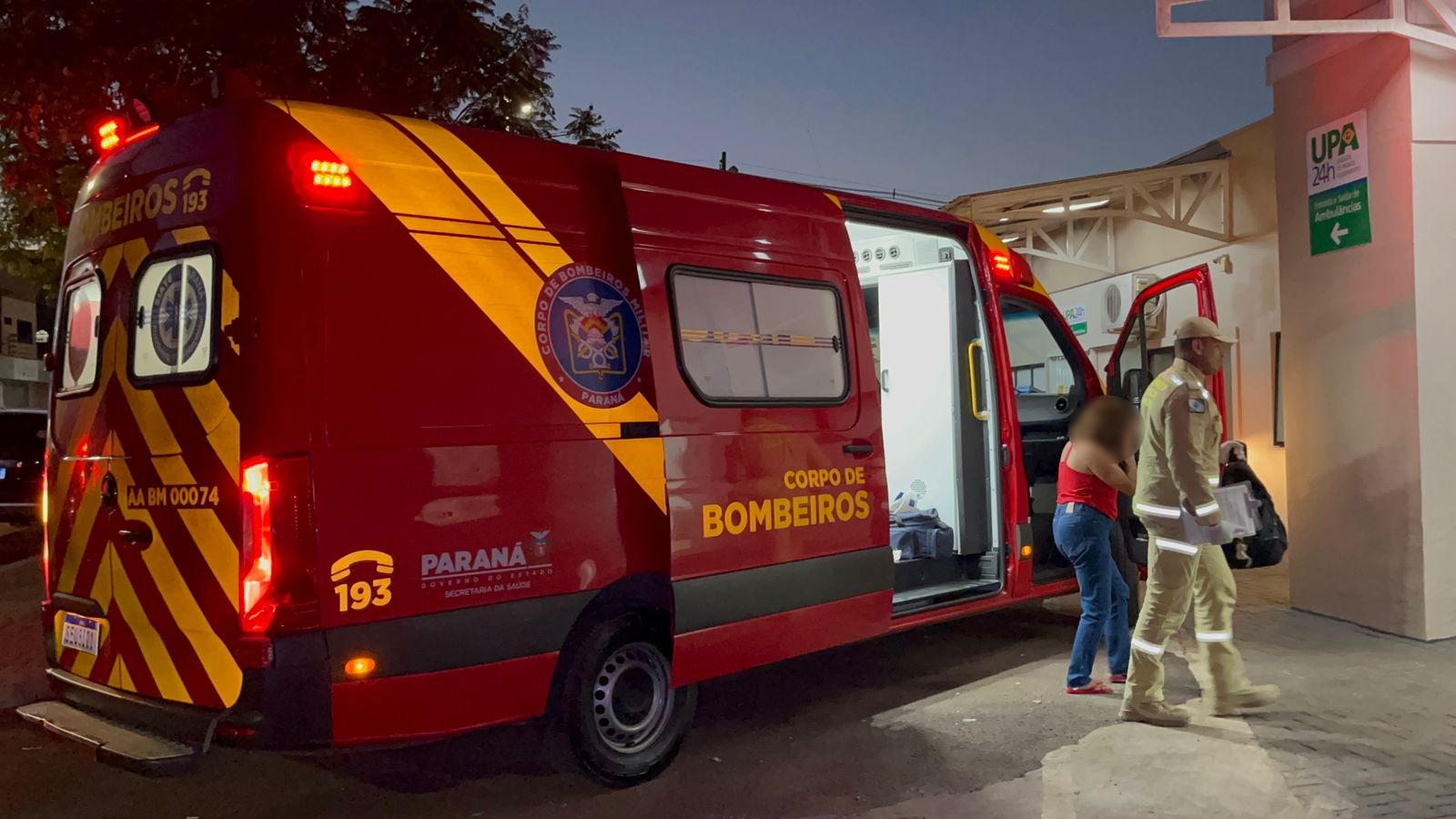 Idosa cai dentro de ônibus e é socorrida pelo Siate na Região Norte