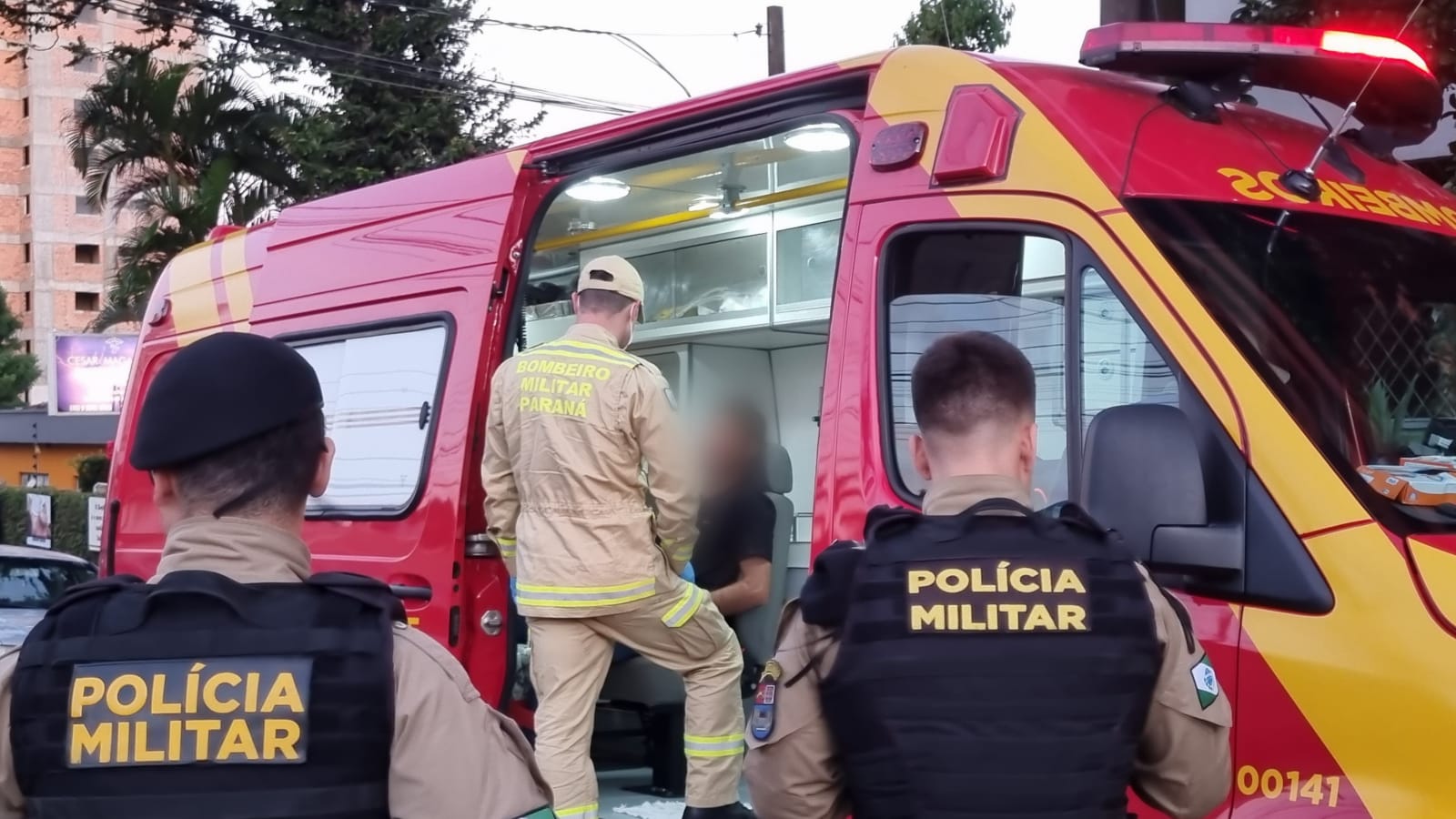 Imagem referente a Jovem fica ferido após queda ou possível atropelamento na região central de Cascavel