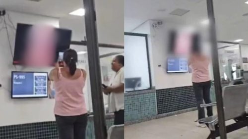 Pacientes são surpreendidos com “proibidão” passando na TV em recepção de pronto-socorro