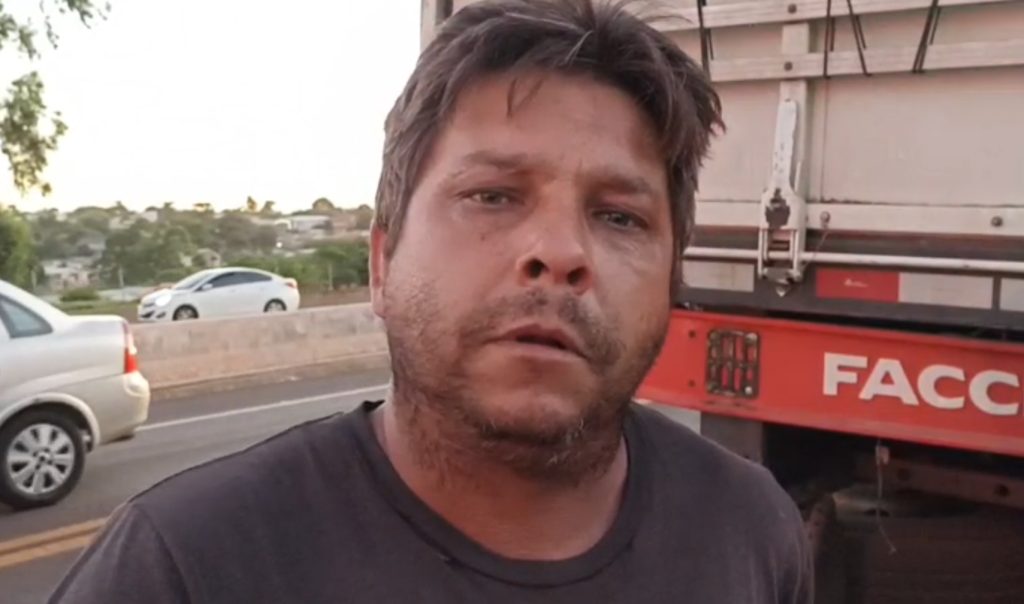 Condutor de Irati conta como foi a dinâmica de engavetamento entre caminhões em Cascavel