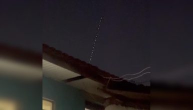 Luzes misteriosas no céu de Cascavel voltam a chamar atenção de moradores Imagem referente a Luzes misteriosas no céu de Cascavel voltam a chamar atenção de moradores
