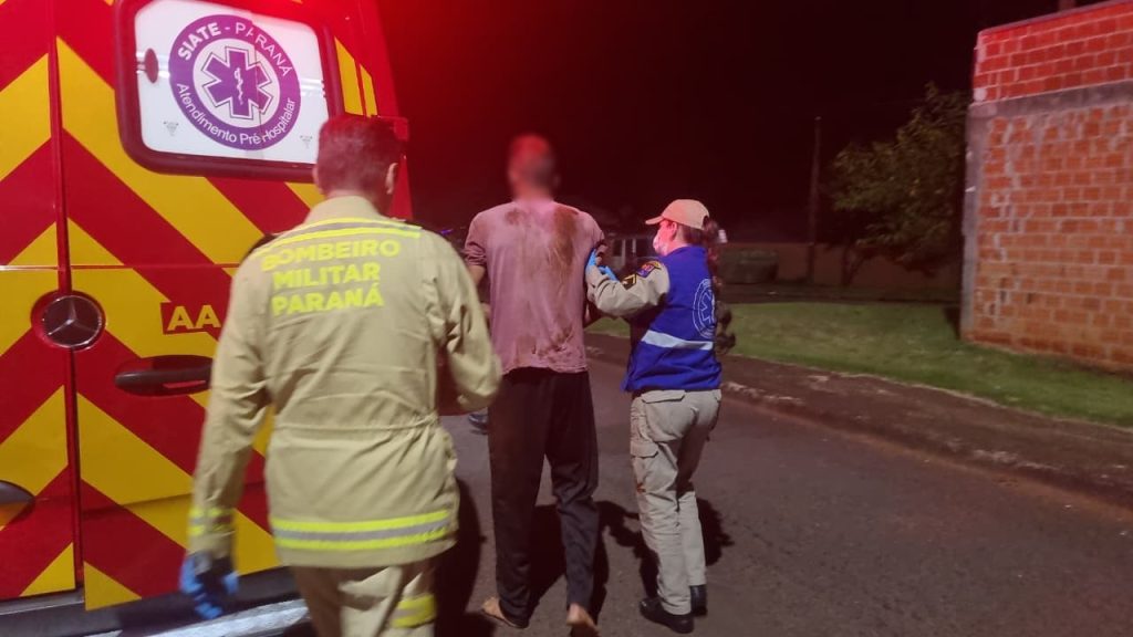 Suspeito de agredir a própria mulher é espancado pelo enteado no Bairro Periolo