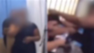 Imagem referente a Mulher flagra namorado com outra, os dois apanham, mas casal sai junto no final