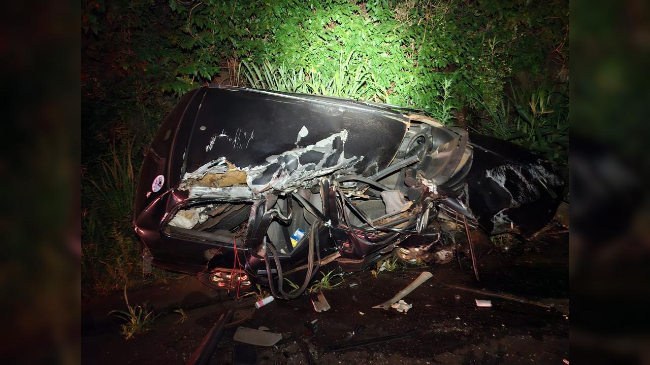 Jovem fica ferida após colidir contra caminhão parado na PR-585, em Toledo