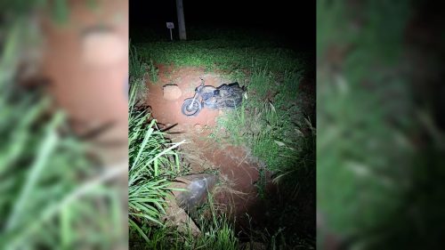 Acidente de moto na PR-488 termina com óbito no oeste do Paraná Imagem referente a Acidente de moto na PR-488 termina com óbito no oeste do Paraná