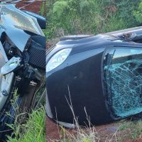 Colisão envolvendo ônibus e dois carros deixa duas mulheres feridas na BR-369 em Cascavel Imagem referente a Colisão envolvendo ônibus e dois carros deixa duas mulheres feridas na BR-369 em Cascavel