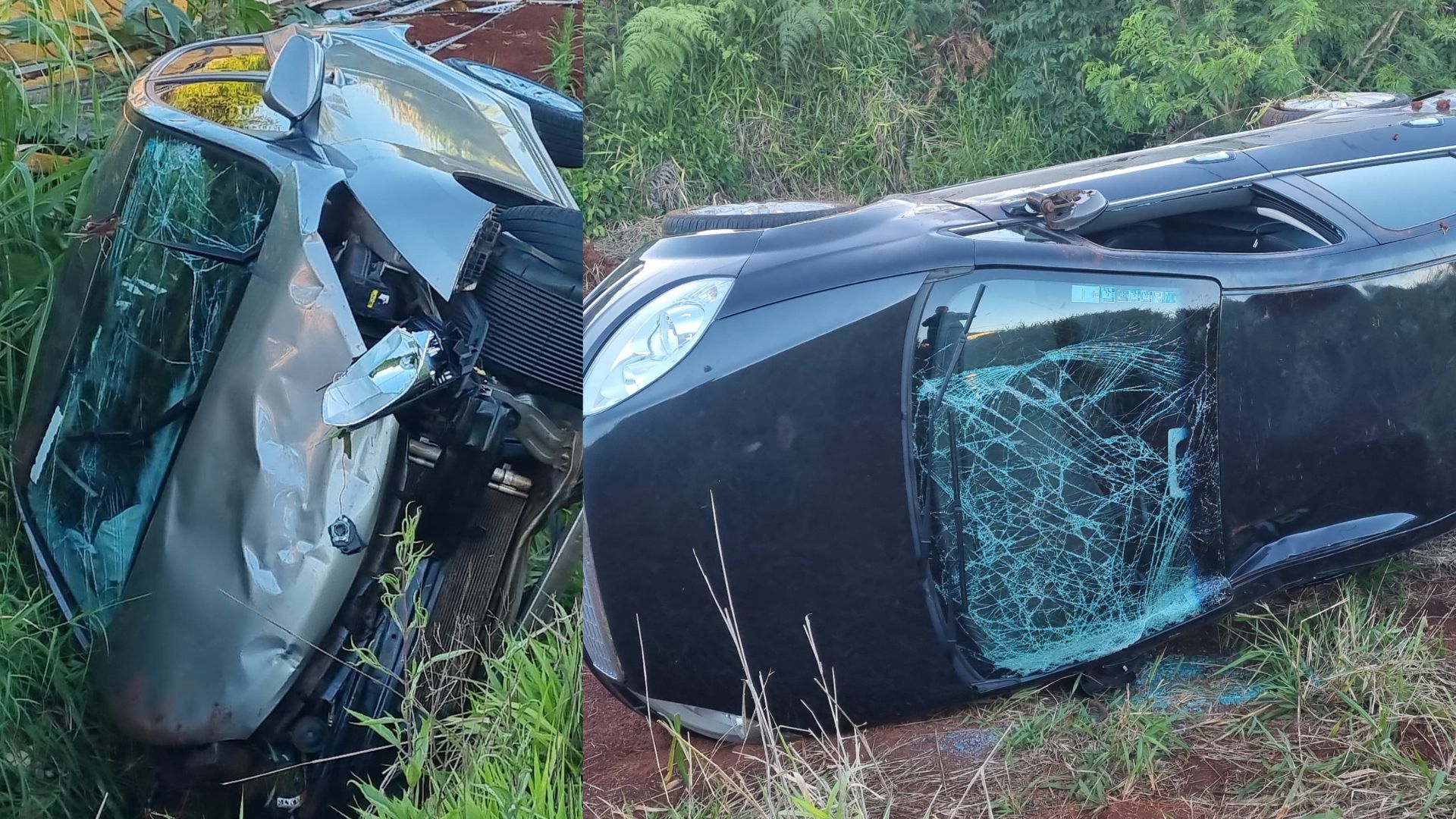 Colisão envolvendo ônibus e dois carros deixa duas mulheres feridas na BR-369 em Cascavel Imagem referente a Colisão envolvendo ônibus e dois carros deixa duas mulheres feridas na BR-369 em Cascavel