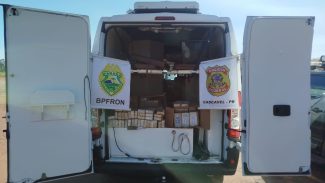 Ação Conjunta resulta na prisão de dois indivíduos e apreensão de cerca de 225 kg de cocaína e crack na BR-277