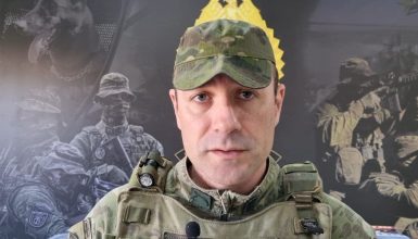Imagem referente a Capitão do BPFron dá detalhes da operação conjunta com apreensão milionária de drogas