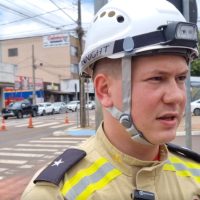 Imagem referente a Criança saiu ilesa de forte colisão com dois feridos no Centro, diz Corpo de Bombeiros