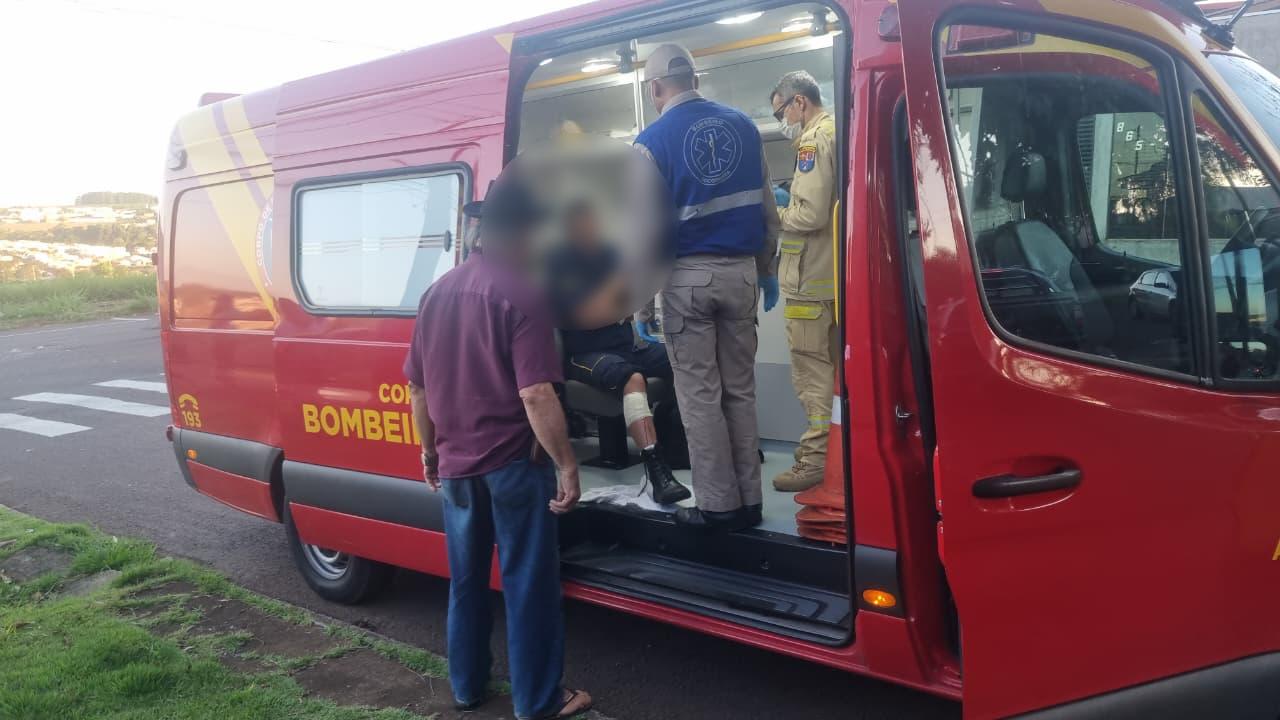 Acidente com vítima é registrado no Bairro Floresta Imagem referente a Acidente com vítima é registrado no Bairro Floresta