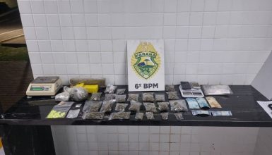 Imagem referente a Grande apreensão de drogas é realizada no Bairro Santo Inácio