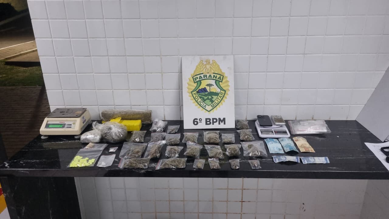 Grande apreensão de drogas é realizada no Bairro Santo Inácio Imagem referente a Grande apreensão de drogas é realizada no Bairro Santo Inácio