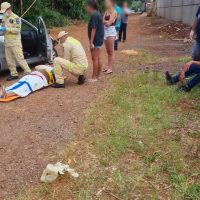 Imagem referente a Acidente deixa vítimas e mobiliza grande aparato de socorro no Bairro Santa Cruz