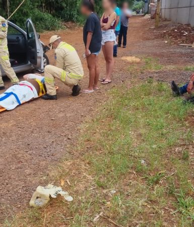 Imagem referente a Acidente deixa vítimas e mobiliza grande aparato de socorro no Bairro Santa Cruz