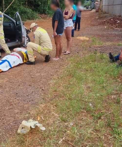 Imagem referente a Acidente deixa vítimas e mobiliza grande aparato de socorro no Bairro Santa Cruz