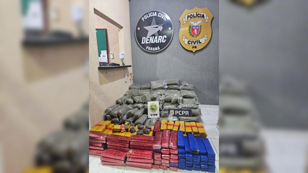 Polícia Civil detalha apreensão de quase 300 quilos de entorpecentes após ação conjunta