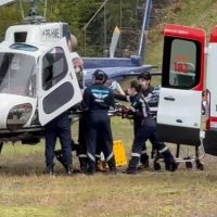 Imagem referente a Vítima socorrida na BR-369 em Corbélia é trazida de helicóptero a Cascavel