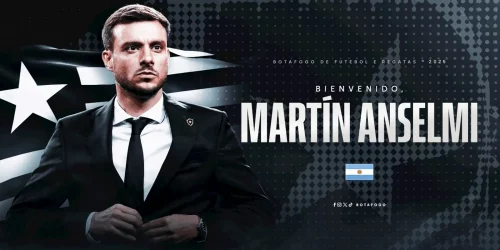 Botafogo anuncia contratação do técnico Martín Anselmi Imagem referente a Botafogo anuncia contratação do técnico Martín Anselmi
