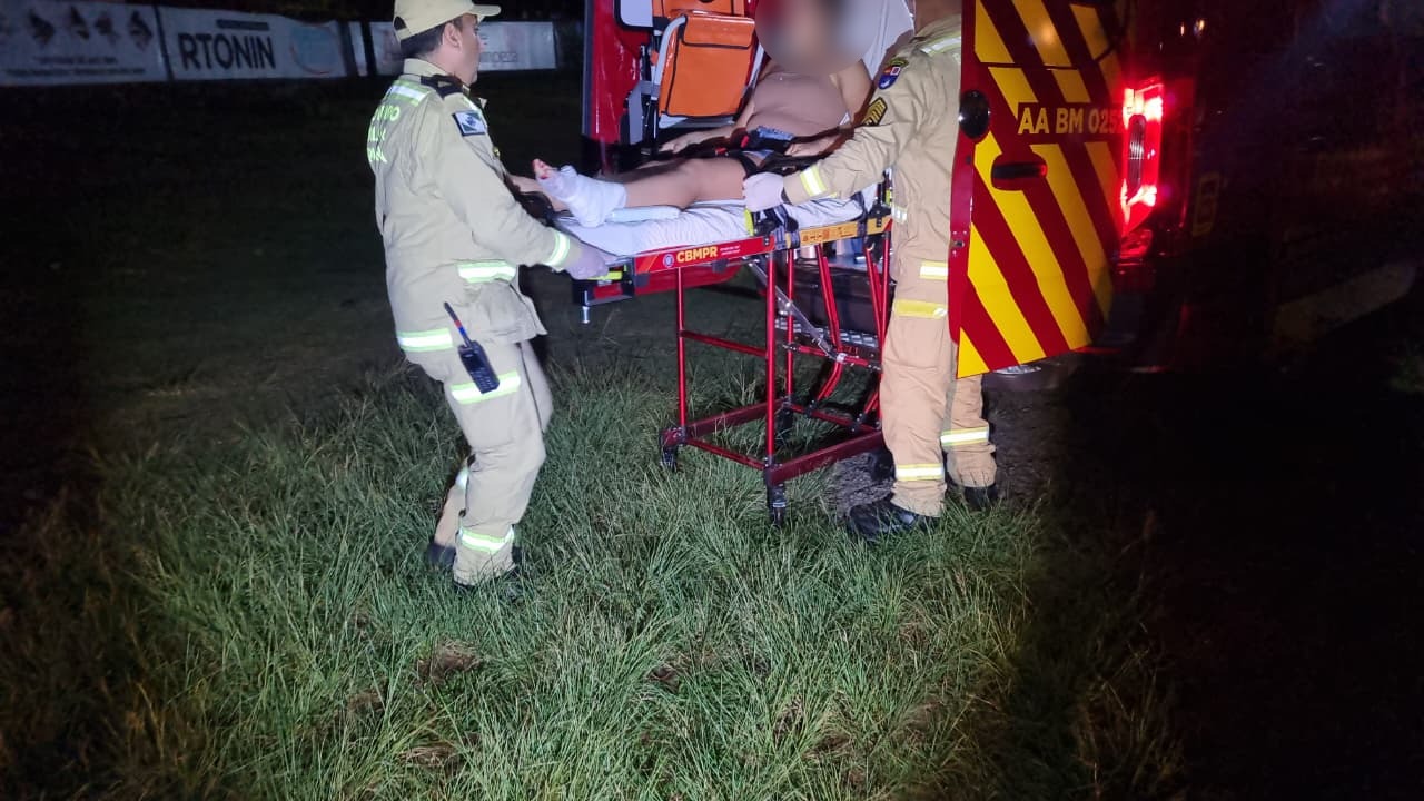 Jovem sofre laceração no pé ao se envolver em acidente durante corrida de kart em Cascavel Jovem sofre laceração no pé ao se envolver em acidente durante corrida de kart em Cascavel