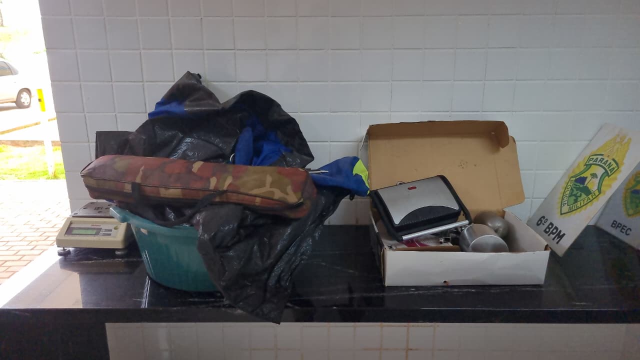 Trio que levou até carne de geladeira é preso por furto e receptação na região Norte de Cascavel