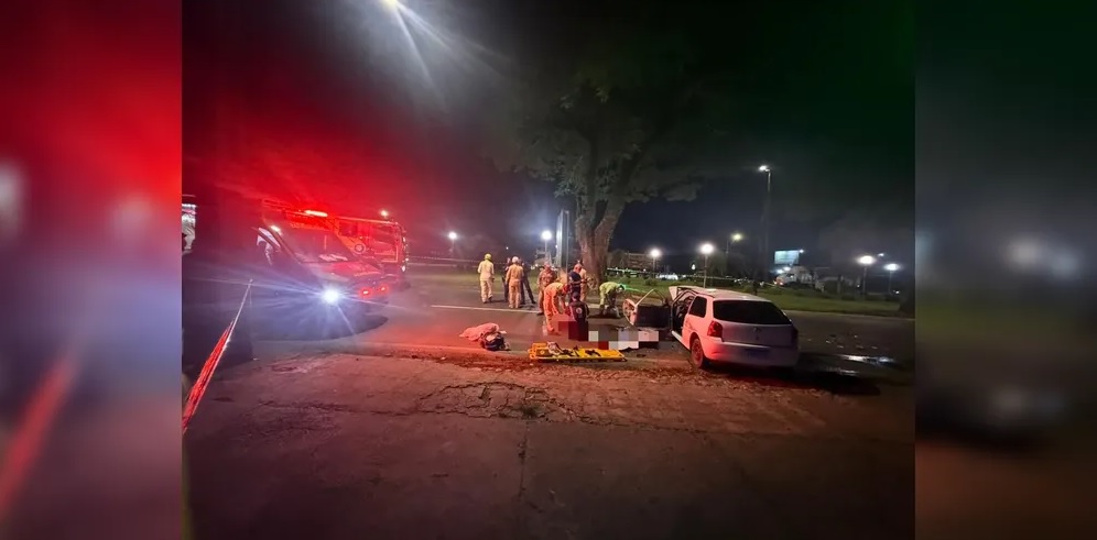 Homem morre em grave acidente na Avenida Visconde de Mauá, em Ponta Grossa