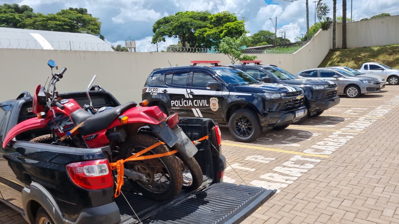 Polícia Civil de Cascavel apreende duas motocicletas em Catanduvas na véspera de Natal