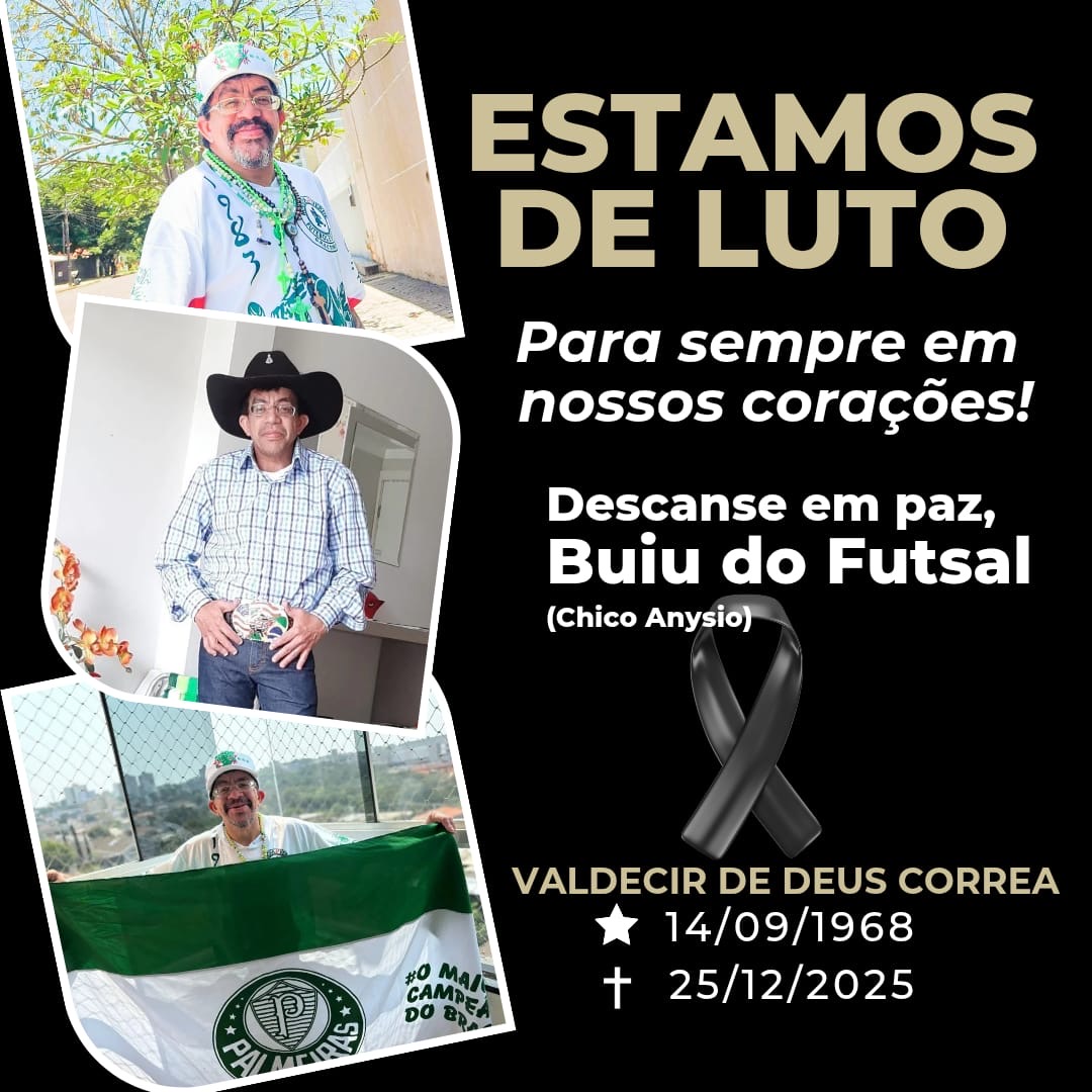 Familiares confirmam falecimento de Buiu do Futsal