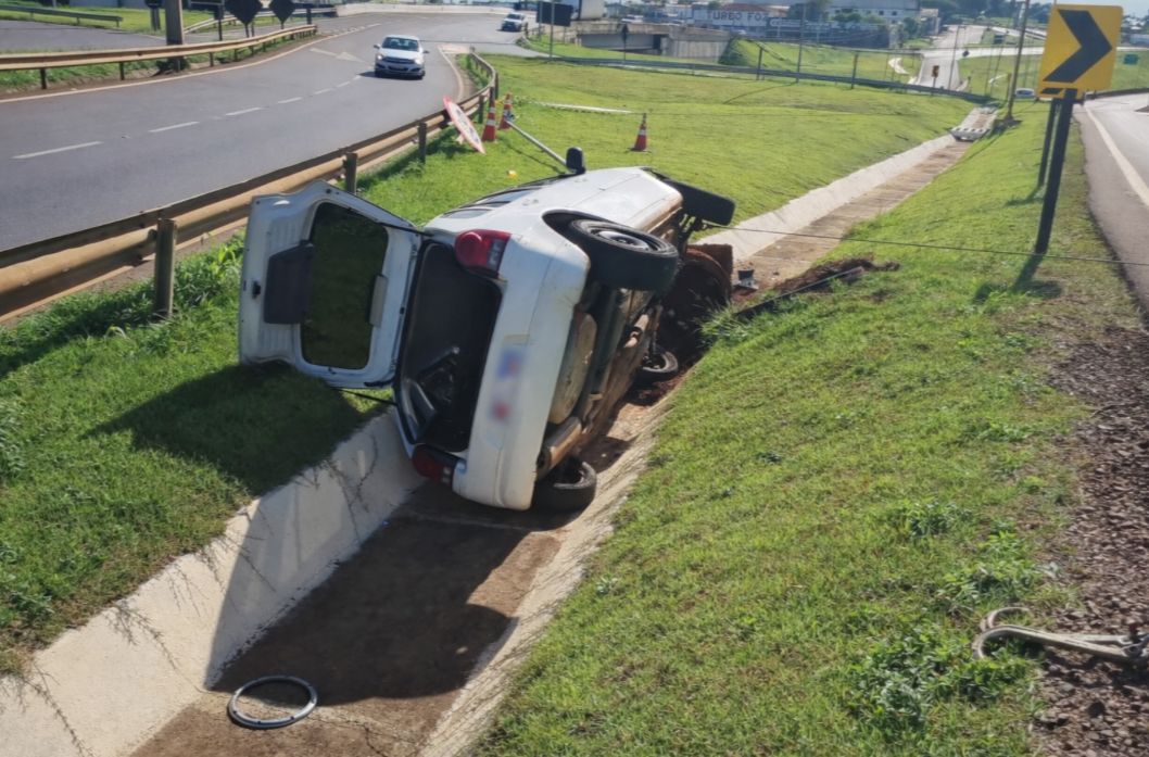 Liberado trânsito no Trevo Cataratas após acidente que interditou acesso à BR-369