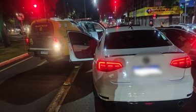 Imagem referente a Realizando ‘descarga livre’, Jetta é apreendido pela Polícia Militar