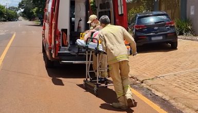 Imagem referente a Vítima de queda de plano elevado é atendida pelo Siate no Cascavel Velho