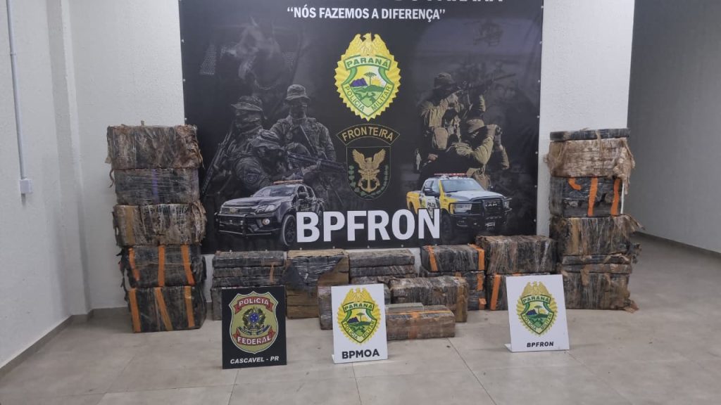 Frontier carregada com maconha é apreendida em ação integrada das forças de segurança