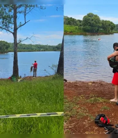 Jovem some em lago e é encontrado morto após 50 minutos submerso Imagem referente a Jovem some em lago e é encontrado morto após 50 minutos submerso